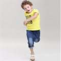 atacado moda infantil verão camiseta de algodão